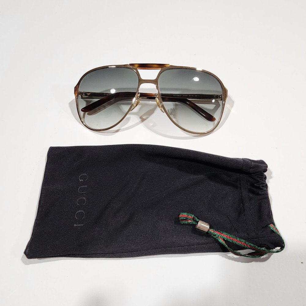 Gucci Turtle Shell Glasses
